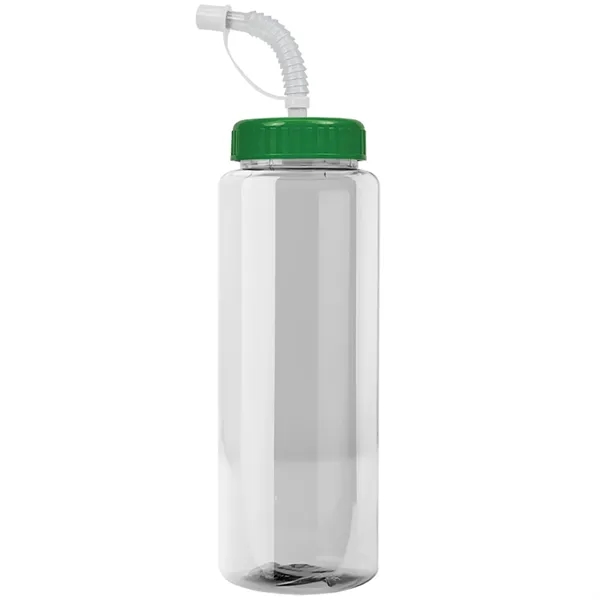Transparent sports bottle, 32 oz. made of reusable and recyclable PETE.... from ASI 40480 Koozie Group