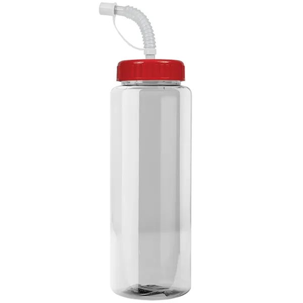 Transparent sports bottle, 32 oz. made of reusable and recyclable PETE.... from ASI 40480 Koozie Group