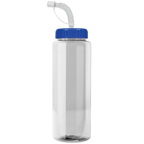Transparent sports bottle, 32 oz. made of reusable and recyclable PETE.... from ASI 40480 Koozie Group