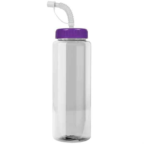 Transparent sports bottle, 32 oz. made of reusable and recyclable PETE.... from ASI 40480 Koozie Group