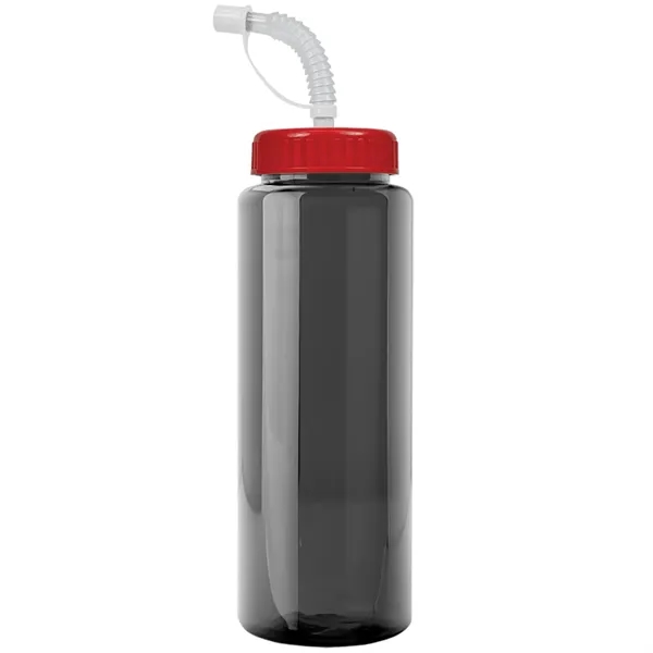 Transparent sports bottle, 32 oz. made of reusable and recyclable PETE.... from ASI 40480 Koozie Group
