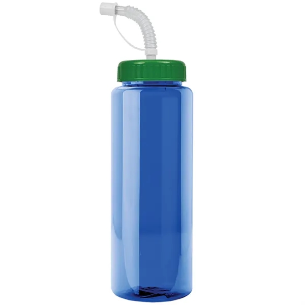 Transparent sports bottle, 32 oz. made of reusable and recyclable PETE.... from ASI 40480 Koozie Group