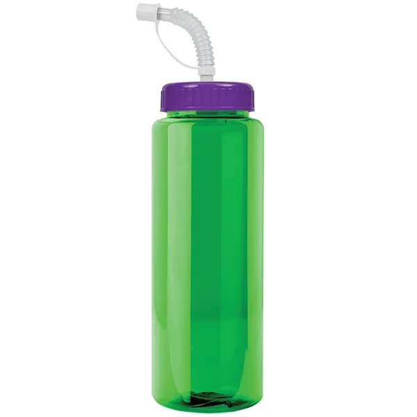 Transparent sports bottle, 32 oz. made of reusable and recyclable PETE.... from ASI 40480 Koozie Group