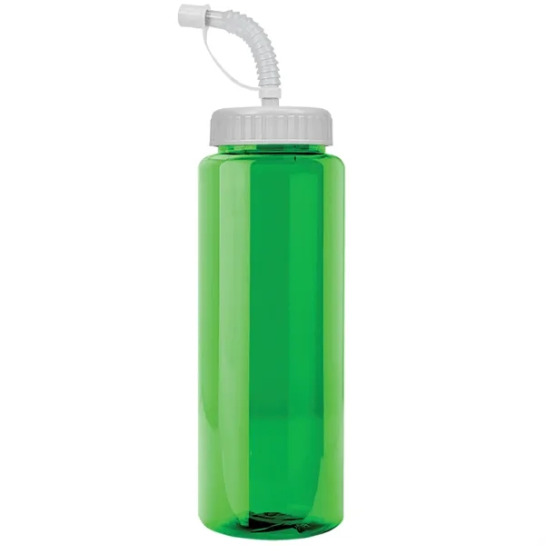 Transparent sports bottle, 32 oz. made of reusable and recyclable PETE.... from ASI 40480 Koozie Group