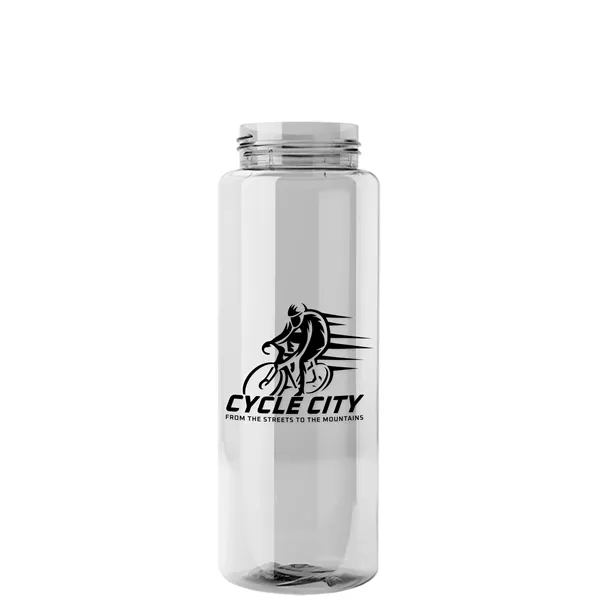 Transparent sports bottle, 32 oz. made of reusable and recyclable PETE.... from ASI 40480 Koozie Group