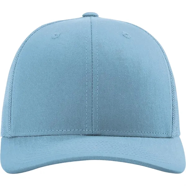 Richardson 112 snapback six-panel cotton and polyester trucker cap with leatherette... from ASI 74601 Calico