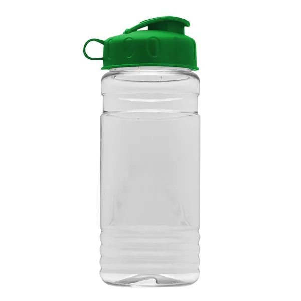 Transparent sports bottle, 2 oz. Straight-wall design with Flip Top Lid... from ASI 40480 Koozie Group