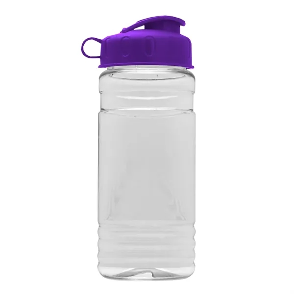 Transparent sports bottle, 2 oz. Straight-wall design with Flip Top Lid... from ASI 40480 Koozie Group
