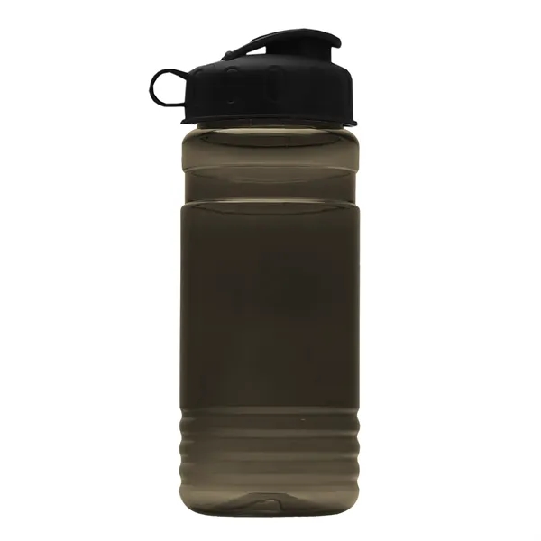 Transparent sports bottle, 2 oz. Straight-wall design with Flip Top Lid... from ASI 40480 Koozie Group