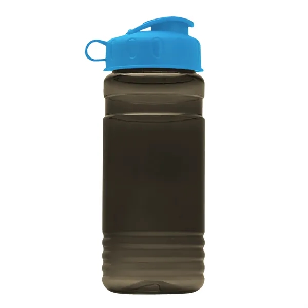 Transparent sports bottle, 2 oz. Straight-wall design with Flip Top Lid... from ASI 40480 Koozie Group