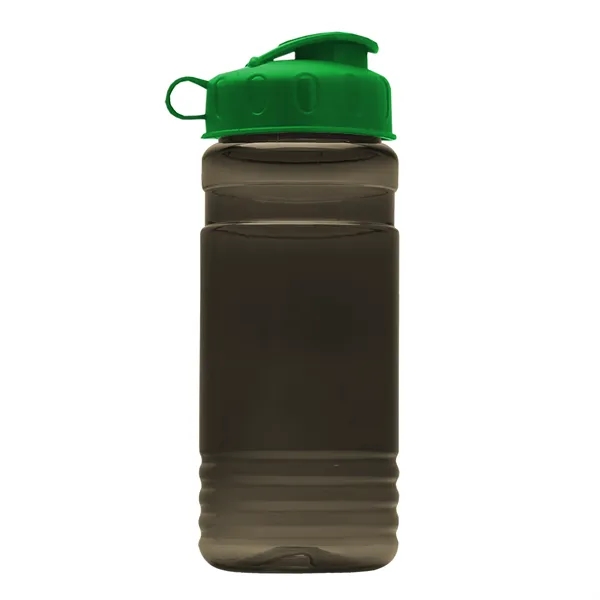 Transparent sports bottle, 2 oz. Straight-wall design with Flip Top Lid... from ASI 40480 Koozie Group
