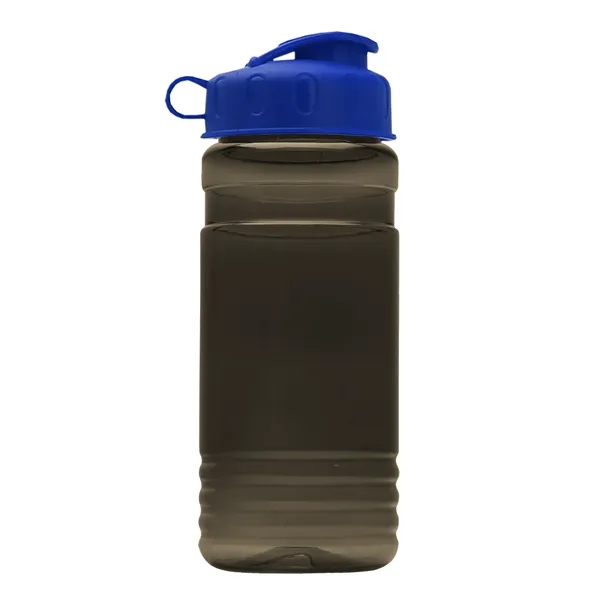 Transparent sports bottle, 2 oz. Straight-wall design with Flip Top Lid... from ASI 40480 Koozie Group