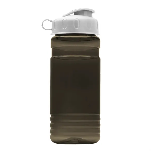 Transparent sports bottle, 2 oz. Straight-wall design with Flip Top Lid... from ASI 40480 Koozie Group