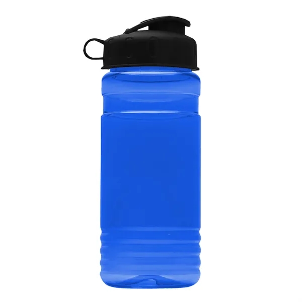 Transparent sports bottle, 2 oz. Straight-wall design with Flip Top Lid... from ASI 40480 Koozie Group