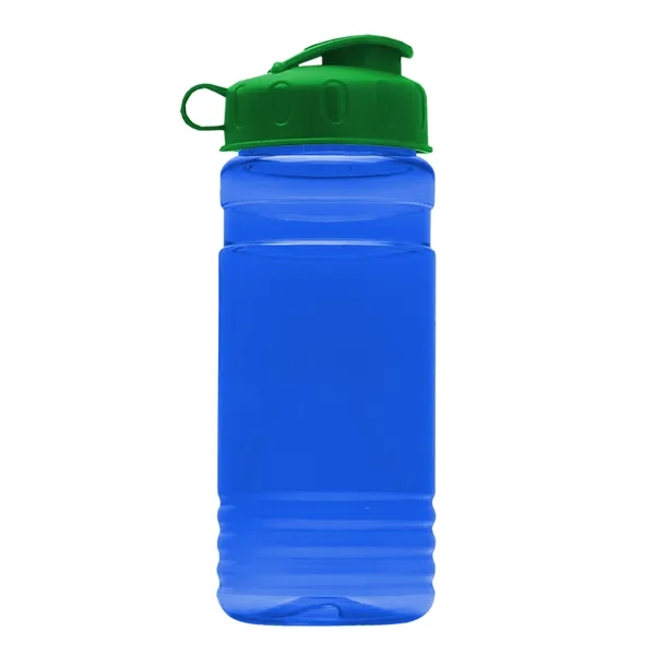 Transparent sports bottle, 2 oz. Straight-wall design with Flip Top Lid... from ASI 40480 Koozie Group