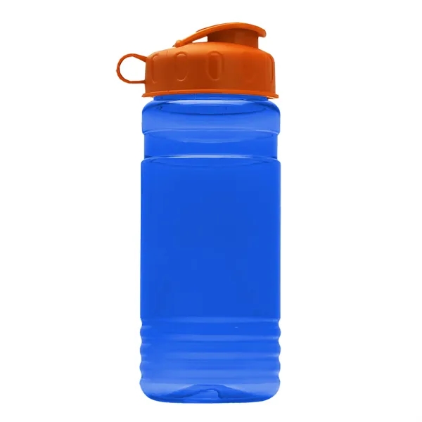 Transparent sports bottle, 2 oz. Straight-wall design with Flip Top Lid... from ASI 40480 Koozie Group