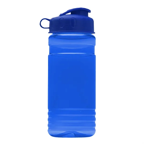 Transparent sports bottle, 2 oz. Straight-wall design with Flip Top Lid... from ASI 40480 Koozie Group