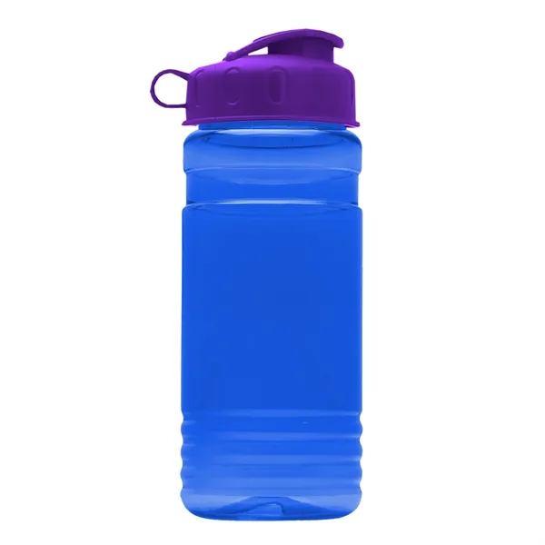Transparent sports bottle, 2 oz. Straight-wall design with Flip Top Lid... from ASI 40480 Koozie Group