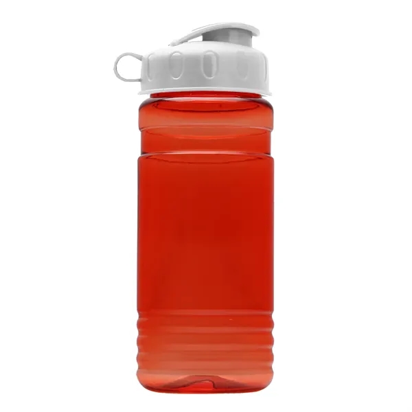 Transparent sports bottle, 2 oz. Straight-wall design with Flip Top Lid... from ASI 40480 Koozie Group