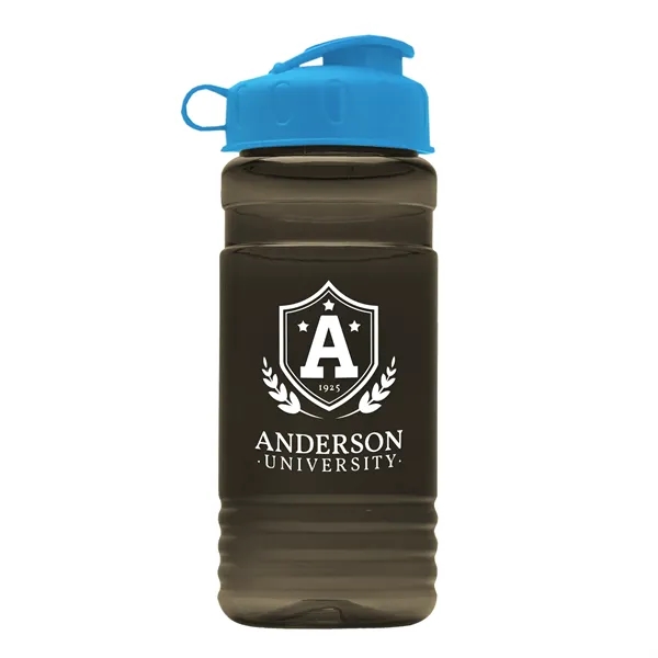 Transparent sports bottle, 2 oz. Straight-wall design with Flip Top Lid... from ASI 40480 Koozie Group