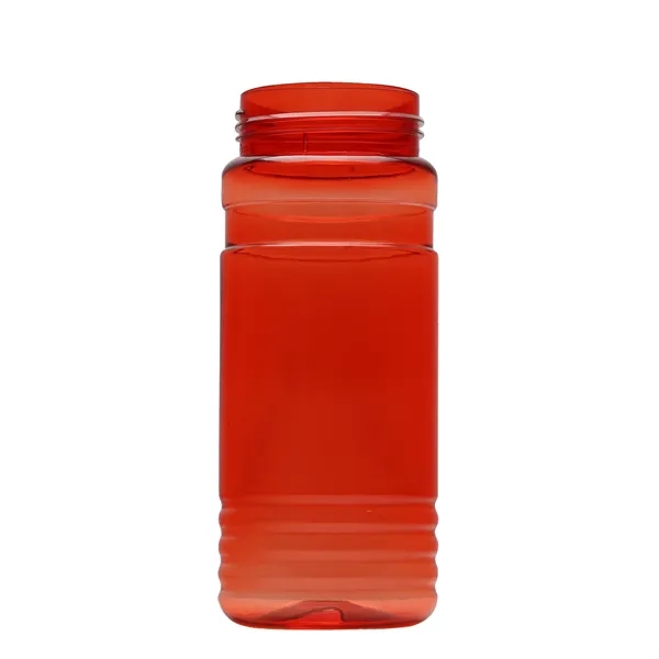 Transparent sports bottle, 2 oz. Straight-wall design with Flip Top Lid... from ASI 40480 Koozie Group