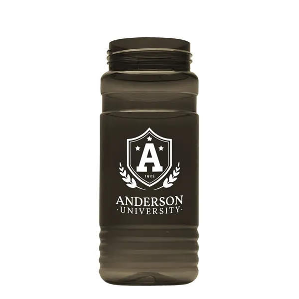 Transparent sports bottle, 2 oz. Straight-wall design with Flip Top Lid... from ASI 40480 Koozie Group