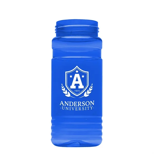 Transparent sports bottle, 2 oz. Straight-wall design with Flip Top Lid... from ASI 40480 Koozie Group
