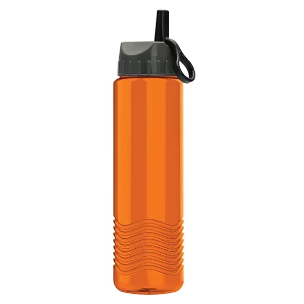Wave - 24 oz Bottle -Ring Straw Lid... from ASI 40480 Koozie Group