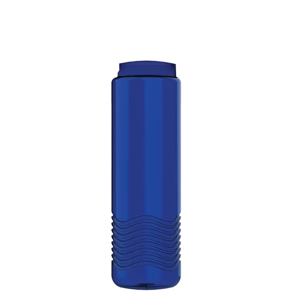 Wave - 24 oz Bottle -Ring Straw Lid... from ASI 40480 Koozie Group