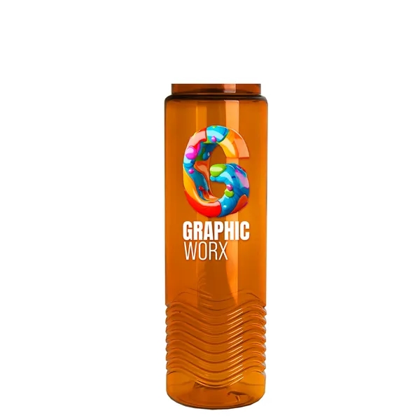 24oz Wave Bottle - Pop-Up Sip Lid... from ASI 40480 Koozie Group