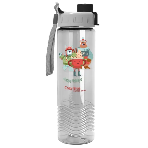 Wave 24 oz. Bottle - Quick Snap Lid... from ASI 40480 Koozie Group