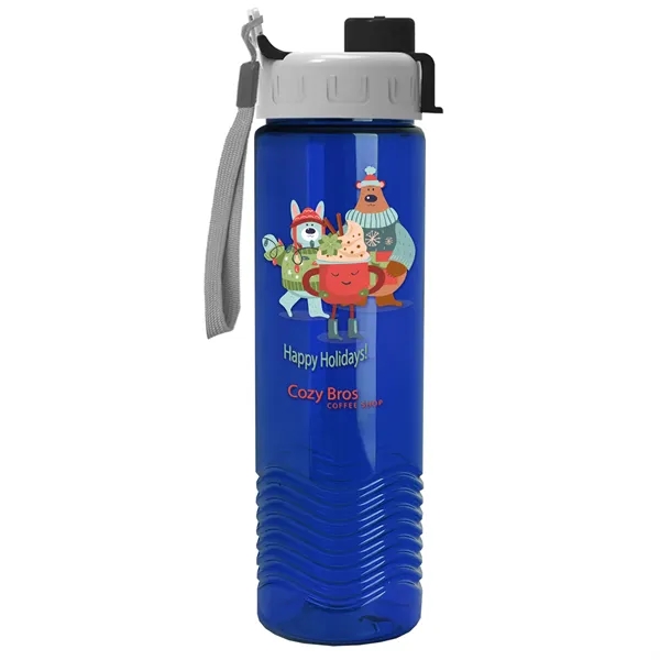 Wave 24 oz. Bottle - Quick Snap Lid... from ASI 40480 Koozie Group