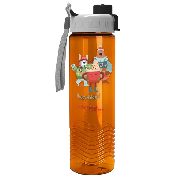 Wave 24 oz. Bottle - Quick Snap Lid... from ASI 40480 Koozie Group