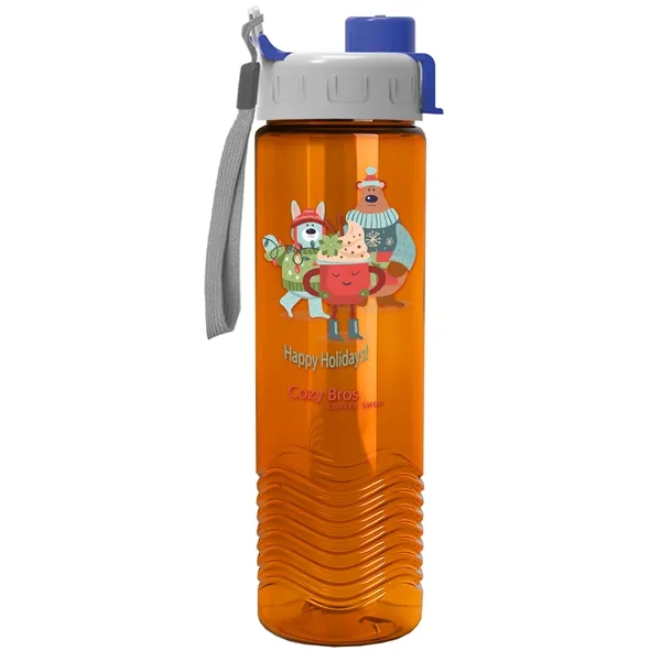Wave 24 oz. Bottle - Quick Snap Lid... from ASI 40480 Koozie Group