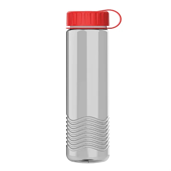 24oz Wave Bottle - Tethered Lid... from ASI 40480 Koozie Group