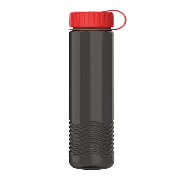 24oz Wave Bottle - Tethered Lid... from ASI 40480 Koozie Group