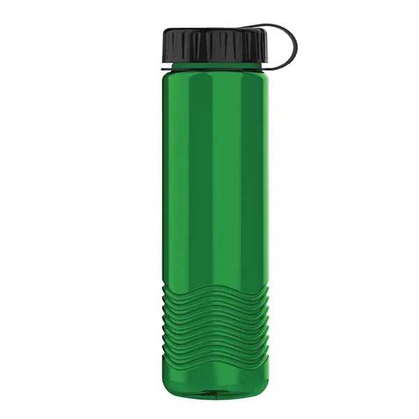 24oz Wave Bottle - Tethered Lid... from ASI 40480 Koozie Group