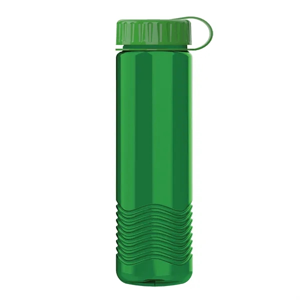 24oz Wave Bottle - Tethered Lid... from ASI 40480 Koozie Group