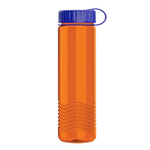 24oz Wave Bottle - Tethered Lid... from ASI 40480 Koozie Group