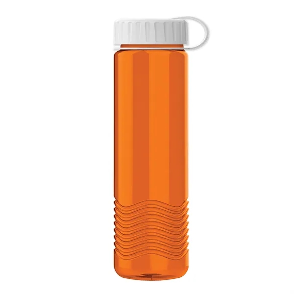 24oz Wave Bottle - Tethered Lid... from ASI 40480 Koozie Group
