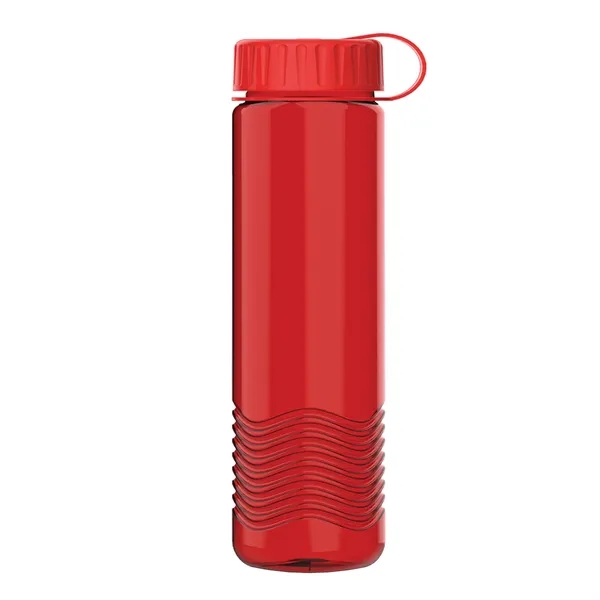 24oz Wave Bottle - Tethered Lid... from ASI 40480 Koozie Group