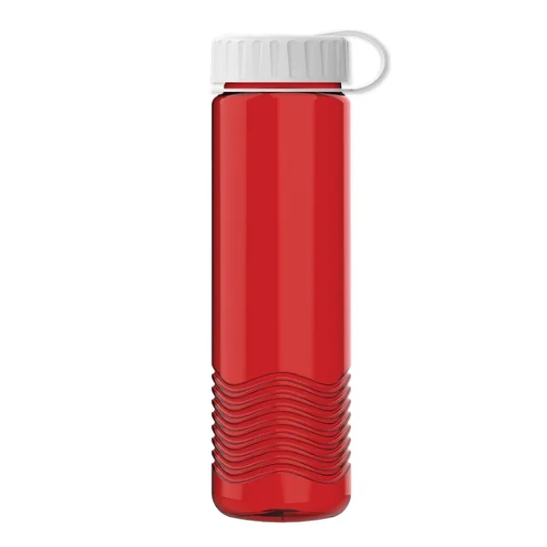 24oz Wave Bottle - Tethered Lid... from ASI 40480 Koozie Group