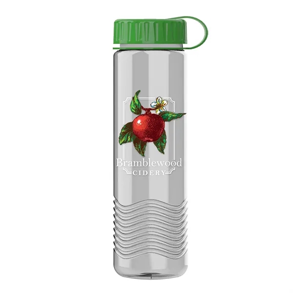 24oz Wave Bottle - Tethered Lid... from ASI 40480 Koozie Group