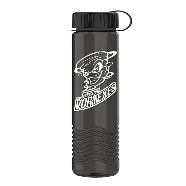24oz Wave Bottle - Tethered Lid... from ASI 40480 Koozie Group