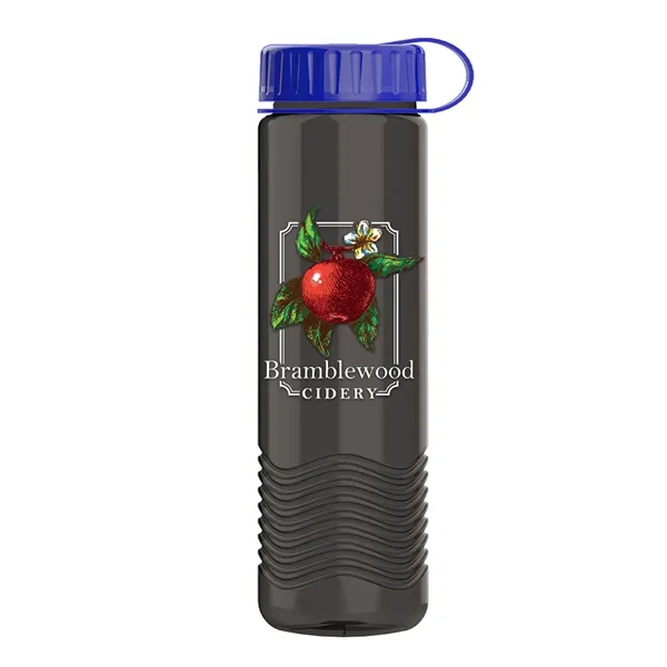 24oz Wave Bottle - Tethered Lid... from ASI 40480 Koozie Group