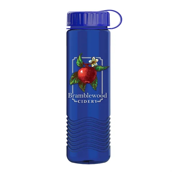 24oz Wave Bottle - Tethered Lid... from ASI 40480 Koozie Group