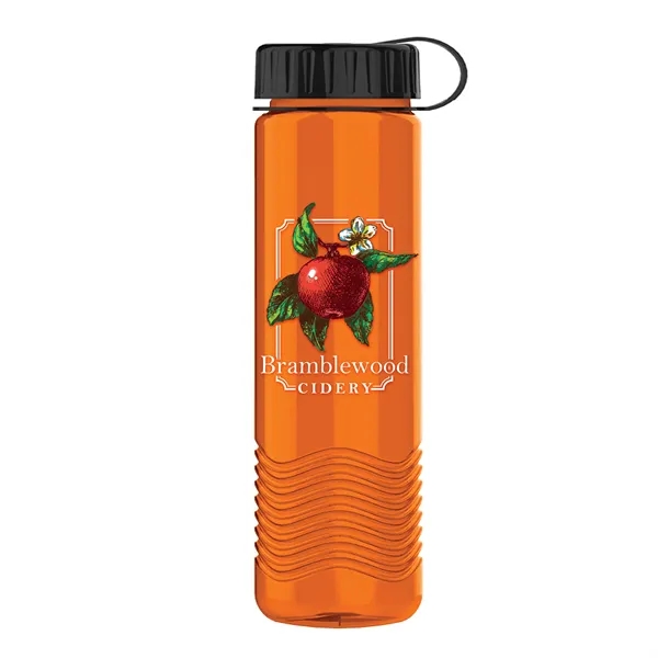 24oz Wave Bottle - Tethered Lid... from ASI 40480 Koozie Group