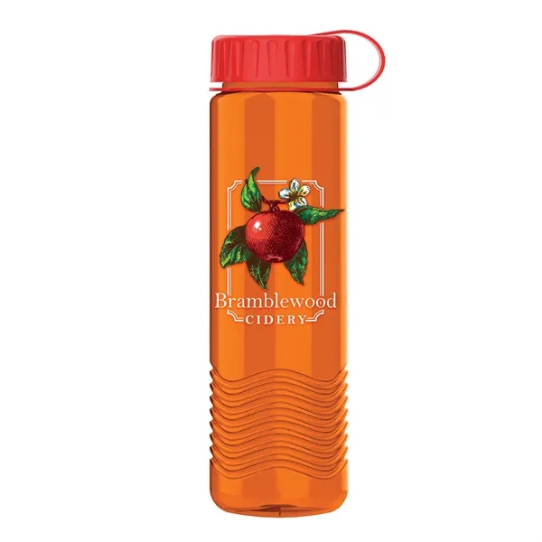 24oz Wave Bottle - Tethered Lid... from ASI 40480 Koozie Group