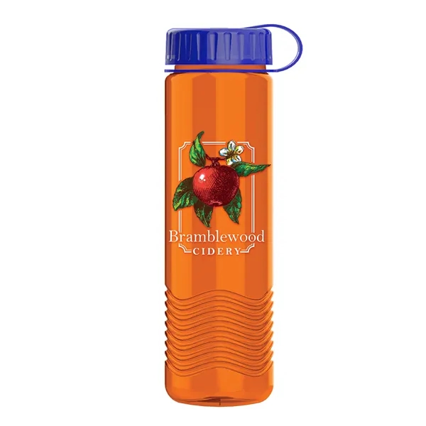 24oz Wave Bottle - Tethered Lid... from ASI 40480 Koozie Group