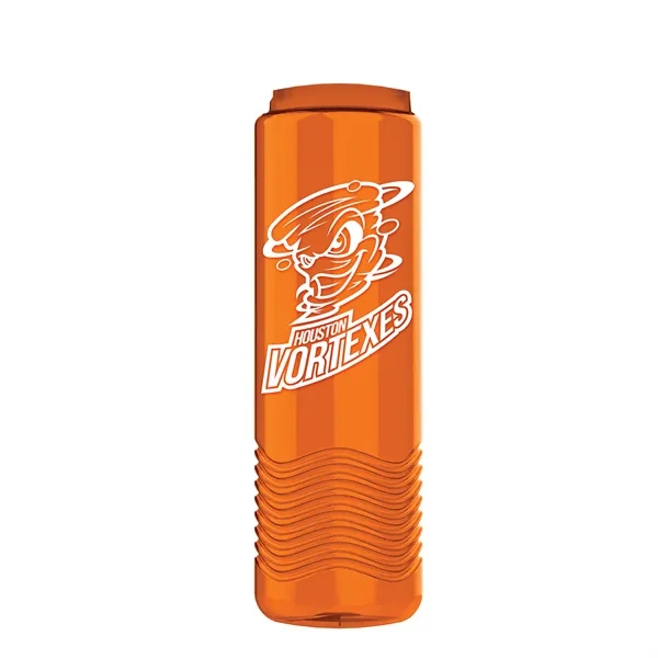 24oz Wave Bottle - Tethered Lid... from ASI 40480 Koozie Group